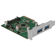 DELOCK 2x USB 3.1 Gen 2 bővítő kártya PCI-E (90298) (delock90298)