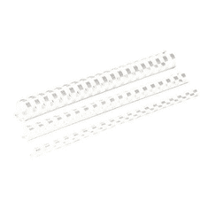 Fellowes 10mm műanyag spirál, 41-55 lapig, fehér (5345805) (fell5345805)