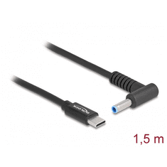 DELOCK kábel Laptop töltő USB Type-C male > HP 4.5 x 3.0mm male (87971)