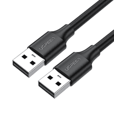 Ugreen US102 USB-A - USB-A kábel 0,25m fekete (10307) (UG10307)