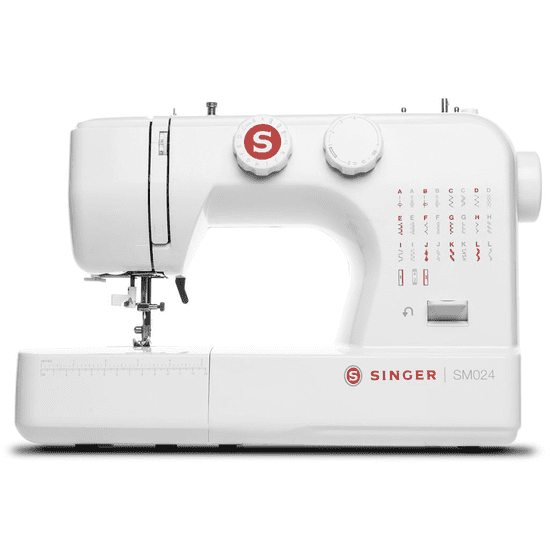 SINGER SM024-RD varrógép fehér-piros (SM024-RD)