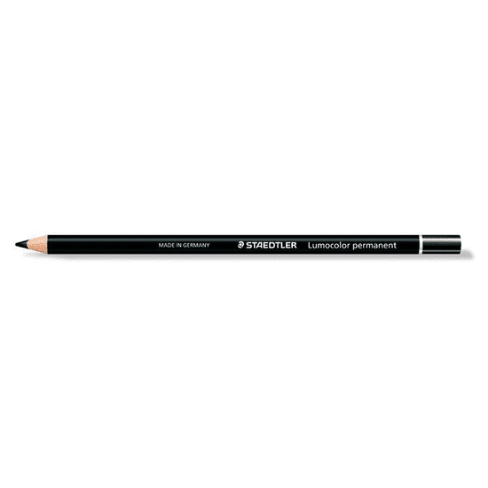 Staedtler "Lumocolor 108 20" henger alakú, vízálló ceruza fekete (glasochrom) (108 20-9) (108 20-9)