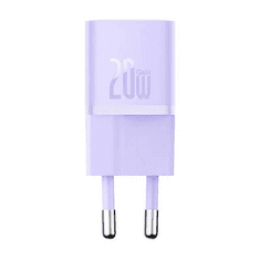 Baseus GaN5 Mini USB-C hálózati töltő 20W lila (CCGN050105)