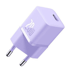 Baseus GaN5 Mini USB-C hálózati töltő 20W lila (CCGN050105)