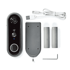 Nedis SmartLife videokamerás ajtócsengő szürke (WIFICDP20GY) (WIFICDP20GY)