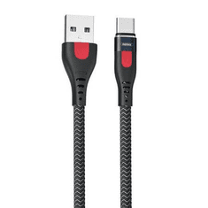 REMAX Lesu Pro USB-A - USB-C kábel 5A 1m fekete (RC-188a) (RC-188a)