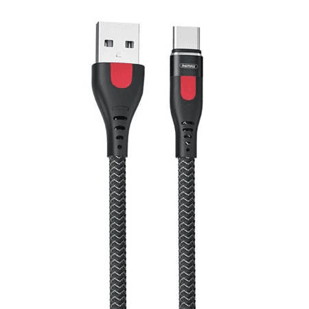 REMAX Lesu Pro USB-A - USB-C kábel 5A 1m fekete (RC-188a) (RC-188a)