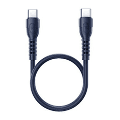 REMAX Ledy USB-C - USB-C kábel 65W 30cm kék (RC-C022 blue C-C) (RC-C022 blue C-C)