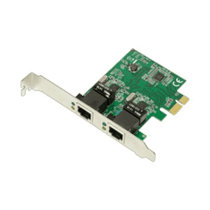 - network adapter - PCIe 2.0 - Gigabit Ethernet x 2 (PC0075)