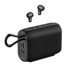 REMAX Tuner Bluetooth hangszóró + TWS Bluetooth fülhallgató fekete (RB-M17) (RB-M17)