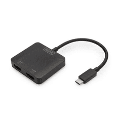 Digitus MST Hub - video splitter - USB-C - 2 ports (DS-45338)