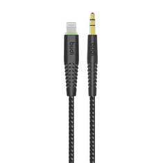 Budi Lightning - AUX jack kábel fekete (150LXA) (150LXA)