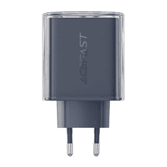 AceFast A45 hálózati töltő 2x USB-C 1xUSB-A 65W szürke (A45 Noble jade) (A45 Noble jade)