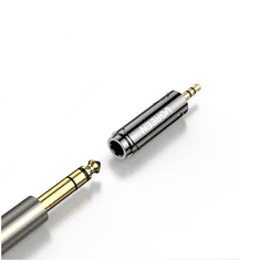 Ugreen adapter 3,5 mm jack- 6,5 - 6,35 mm-es mini jack szürke (60711) (UG60711)
