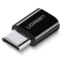 Ugreen US157 micro USB - USB-C adapter, fekete (30391) (UG30391)