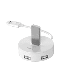 4 az 1-ben USB - USB 3.0 hub + 3x USB 2.0, 15 cm fehér (CAHUB-F02) (CAHUB-F02)