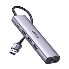 Ugreen 5in1 adapter USB-A 3x USB 3.0, RJ45, USB-C (60554) (UG60554)