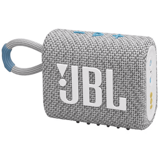 JBL Go 3 Eco vízálló hordozható Bluetooth hangszóró fehér (JBLGO3ECOWHT) (JBLGO3ECOWHT)
