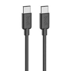 Budi USB-C - USB-C adat- és töltőkábel 1.2m fekete (230TT) (230TT)