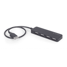 Gembird USB 2.0 HUB 4 portos fekete (UHB-CM-U2P4-01) (UHB-CM-U2P4-01)