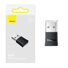 BASEUS BA07 USB-A Adapter fekete (ZJBA010001) (ZJBA010001)