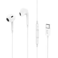 Budi USB-C 1.2m fülhallgató fehér (EP30T) (EP30T)