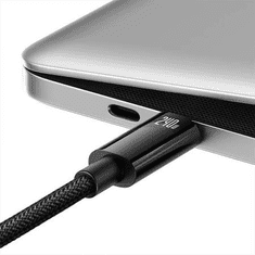 BASEUS USB-C - USB-C kábel 1m fekete (CAWJ040001) (CAWJ040001)
