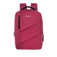 Canyon BPE-5, Laptop backpack for 15.6 inch, Product spec/size(mm): 400MM x300MM x 120MM(+60MM), Red, EXTERIOR materials:100% Polyester, Inner materials:100% Polyestermax weight (KGS): 12kgs (CNS-BPE5BD1)