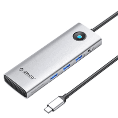 Orico USB-C notebook dokkoló ezüst (PW11-10P-SV) (PW11-10P-SV)