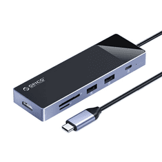 Orico USB-C notebook dokkoló fekete (DM-9P-BK) (DM-9P-BK)