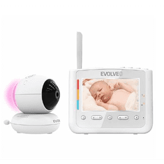 Evolveo NL4 bébi monitor éjszakai fénnyel és forgó kamerával (BMOCAM-NL4) (BMOCAM-NL4)
