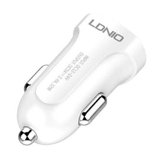 LDNIO C1 autós töltő USB-A + USB-C hálozati töltő + Lightning kábel (5905316142695) (DL-C17 Lightning)