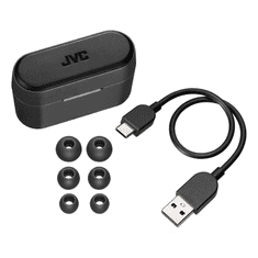 JVC HA-A9TB TWS Bluetooth fülhallgató fekete (HA-A9TB)