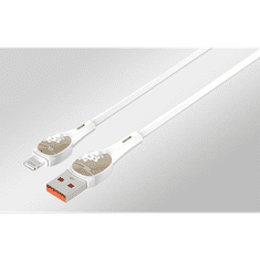 LDNIO LS831 USB-A - Lightning kábel 30W 1m fehér (5905316144880) (LS831 Lightning)