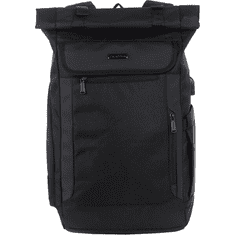 Canyon RT-7, Laptop backpack for 17.3 inch, Product spec/size(mm): 470MM(+200MM) x300MM x 130MM, Black, EXTERIOR materials:100% Polyester, Inner materials:100% Polyester, max weight (KGS): (CNS-BPRT7B1)