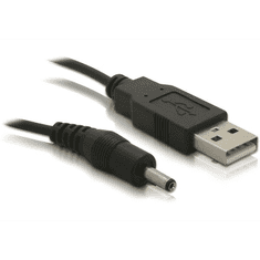 DELOCK USB hálózati cinch kábel 1,5m fekete (82377) (d82377)