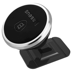BASEUS mágneses autós telefon tartó ezüst (SUCX140012) (SUCX140012)