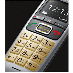 Gigaset TELF E560 HX Schnurlostelefon + Freisprecheinrichtung Grey Silver (S30852-H2766-B101)