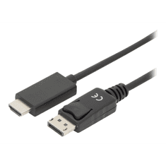 Digitus DisplayPort adapter cable - DP male/HDMI type-A male - 2 m (AK-340303-020-S)