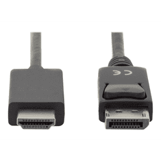 Digitus DisplayPort adapter cable - DP male/HDMI type-A male - 2 m (AK-340303-020-S)