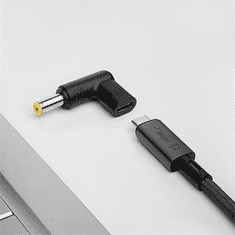 Akyga notebook töltő adapter USB Type-C / 5,5 x 2,5 mm (AK-ND-C01) (AK-ND-C01)