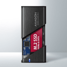 AXAGON EEM2-SB2 M.2 külső SSD ház fekete (EEM2-SB2)