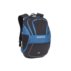 RivaCase Mercantour 5225 Laptop hátizsák 15.6" fekete-kék (4260403576687) (4260403576687)