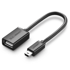 Ugreen US249 OTG- mini USB adapter, fekete (10383) (U10383)