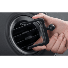 BASEUS Metal Age II Gravitációs autós telefontartó szellőzőrácsra fekete (SUJS030001) (SUJS030001)
