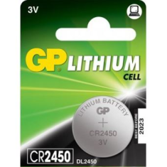 GP Litium Gomb elem 1db CR-2450 (CR-2450)