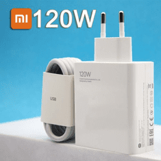 Xiaomi Mi Travel Charger Combo Set with USB-A to Type-C charging cable 1m, 120W White EU BHR6034EU (40034)