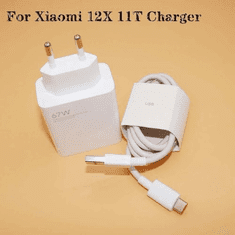 Xiaomi Mi Travel Charger Combo Set with USB-A to Type-C charing cable 1m, 67W White EU BHR6035EU (40035)
