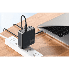 Mcdodo CH2911 GaN 2xUSB-C + USB-A fali töltő 140W fekete (CH-2911) (CH-2911)