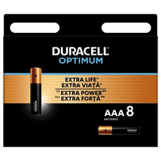 Duracell Optimum mini ceruzaelem AAA 8db (10PP110018) (10PP110018)